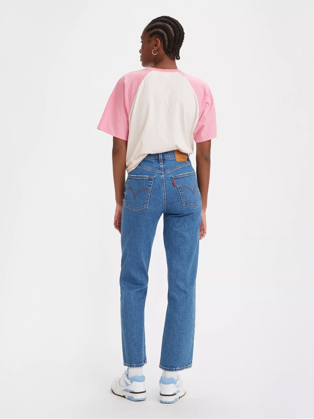 LEVI’S • Ribcage Straight Ankle Jean in Jive Tribe - Picture 2 of 11